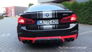 BMW M5 F90 with Akrapovic Exhaust LOUD Revs & SOUNDS!