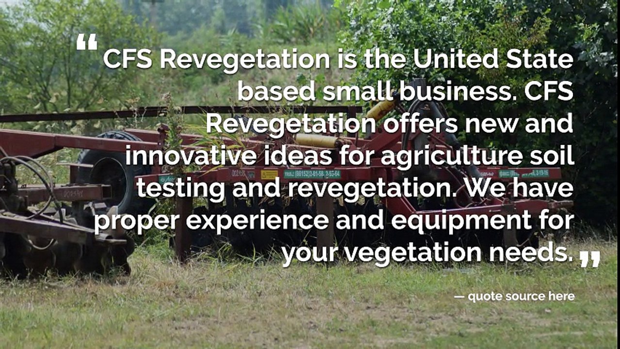 Revegetation Services