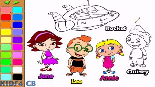 Little Einsteins and Rocket Coloring Page