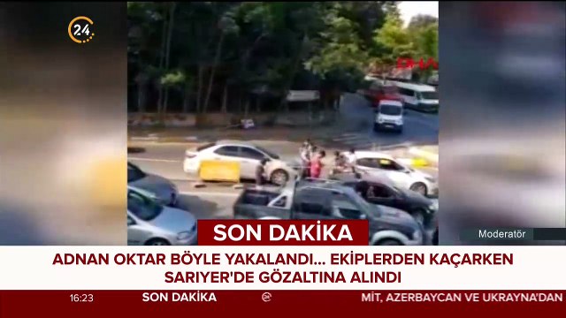 Adnan Oktar'ın yakalanma görüntüleri ortaya çıktı