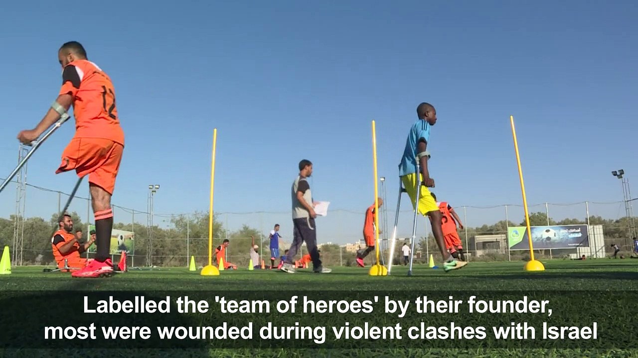 Gaza amputees form football team to spread hope