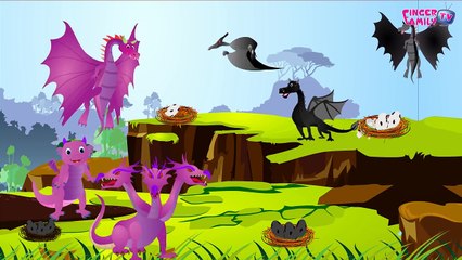 Dragon Finger Family Nursery Rhymes | Dragon Song | Dragon Finger Family Fight video for Kids