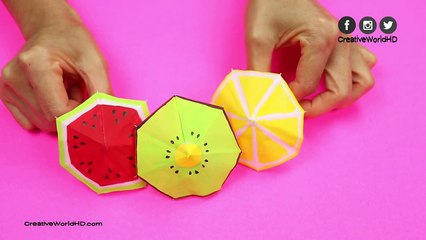 How to Make Mini Fruit Slice Umbrellas/DIY Doll Accessories