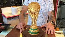 Un pâtissier reproduit la coupe du monde en chocolat