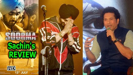 Sachin Tendulkar REVIEWS Diljit Dosanjh's 'Soorma'