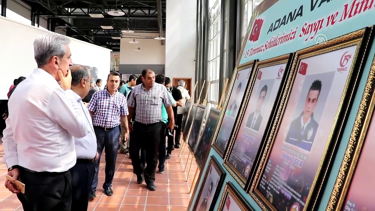 Şehit ikizleri için '15 Temmuz' sergisinde gözyaşı döktü - ADANA
