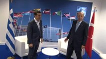 Cumhurbaşkanı Erdoğan, Yunanistan Başbakanı Alexis Çipras ile Görüştü