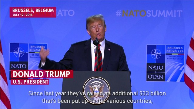 Donald Trump Says U.S. Commitment To NATO 'Remains Very Strong'