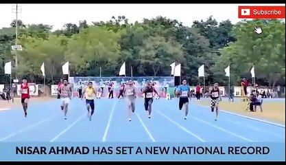 INDIA Usain Bolt NISAR AHMAD STORY 100M NATIONAL RECORD/
