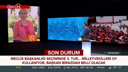 Meclis başkanlığı seçiminde üçüncü tur