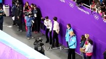【現地】羽生・宇野・ハビのハグ映像!!平昌オリンピック男子フリー　Huge with Hanyu, Uno and Habi Hug! Pyeongchang Olympics