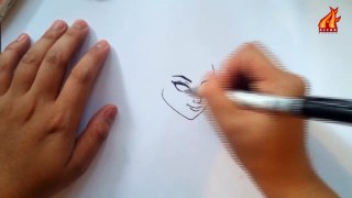 easy how to draw elsa frozen in 4 minutes
