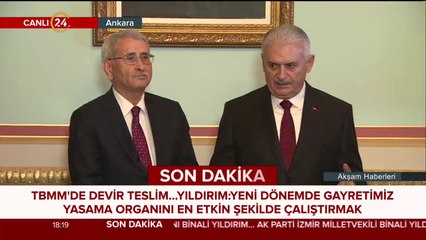 TBMM'de devir teslim töreni