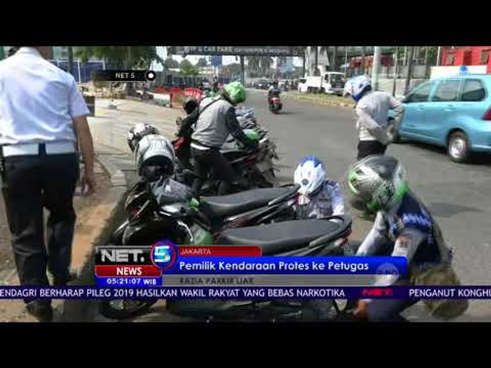 Penertiban Parkir Liar & PKL Jelang Asian Games 2018-NET 5