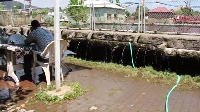 Sıcaktan Bunalan Vatandaşlar, Parktaki Gölete Akın Ediyor