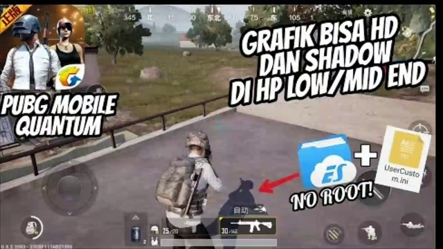 Tutorial Setting High Graphic Shadow PUBG Mobile Quantum di HP Spek Low Mid End 100% WORK