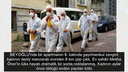 Cihangir'de kötü kokular gelen eve giren ekipler şoke oldu