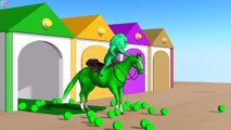 Colors Lion Riding Horse Colours Cartoon For Kids - Learn Colors Animals For Children