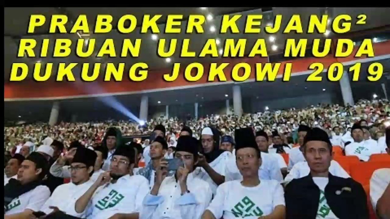 RIZIEQ & PRABOWO GIGIT JARI..! SETELAH TGB KINI RIBUAN ULAMA MUDA DUKUNG JOKOWI 2 PERIODE