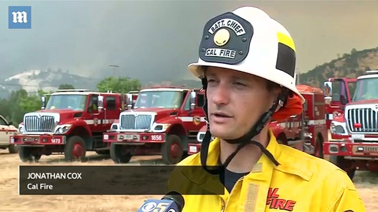 California wildfires force evacuations of 2,500 residents - Daily Mail