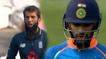 India Vs England 1st ODI: Shikhar Dhawan out for 4 by Moeen Ali | वनइंडिया हिंदी