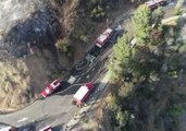 Los Angeles Firefighters Use Drones to Battle Griffith Park Fire