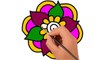 How to Draw Flowers | Coloring Pages for Kids | Colouring Book for Children