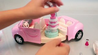 Princess Doll Wedding Car Play Doh Toy Surprise Eggs