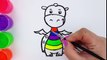 Cute Dragon Coloring Pages - How to Draw a Cute Dragon