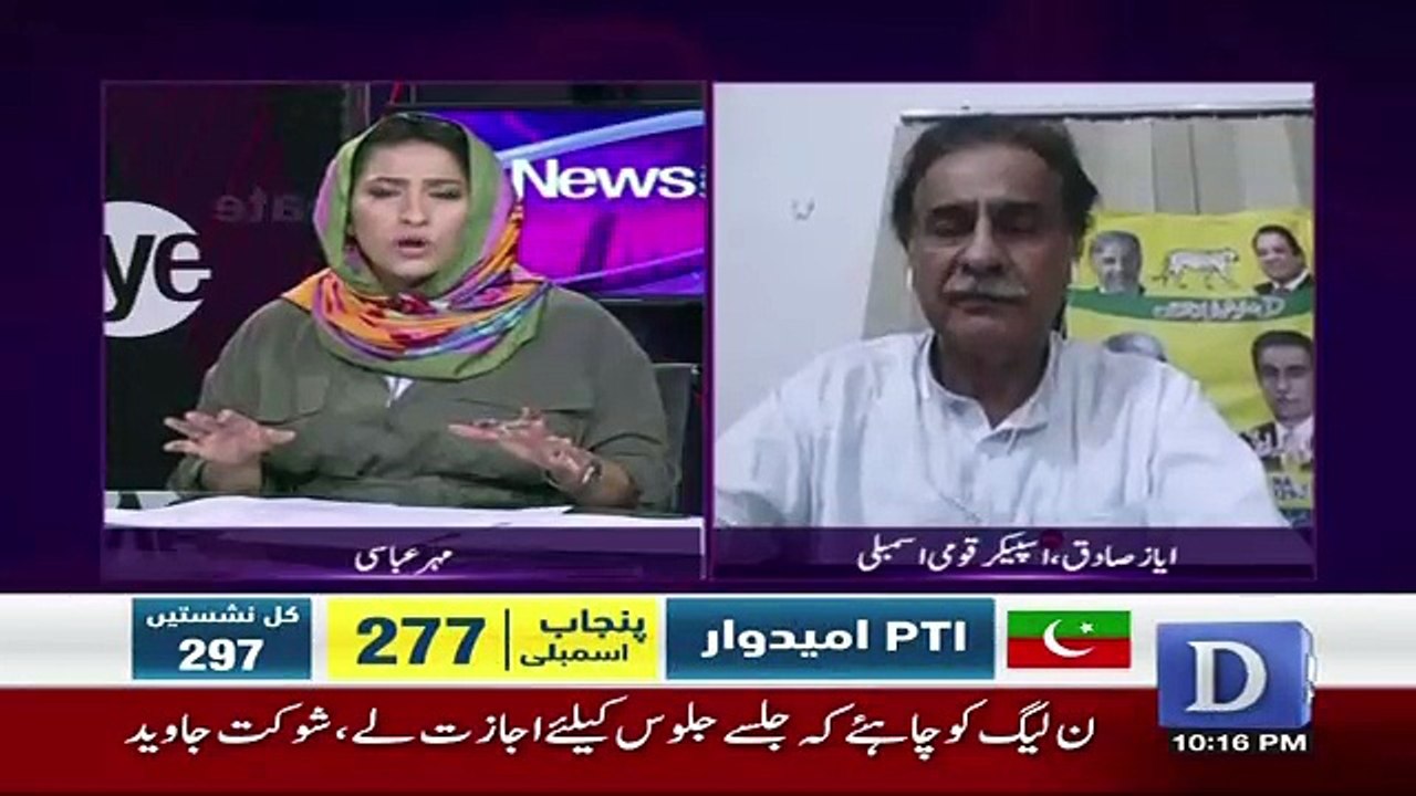 Yeh PTI Kay Saath Affiliated Rahe Hai Aur Inko Home Minister Banadiya Hai ,, Ayaz Sadiq