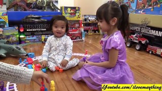 Toy Trains for Toddlers and Kids: Mickey Mouses Tune Tracks Play Set Unboxing and Playtime