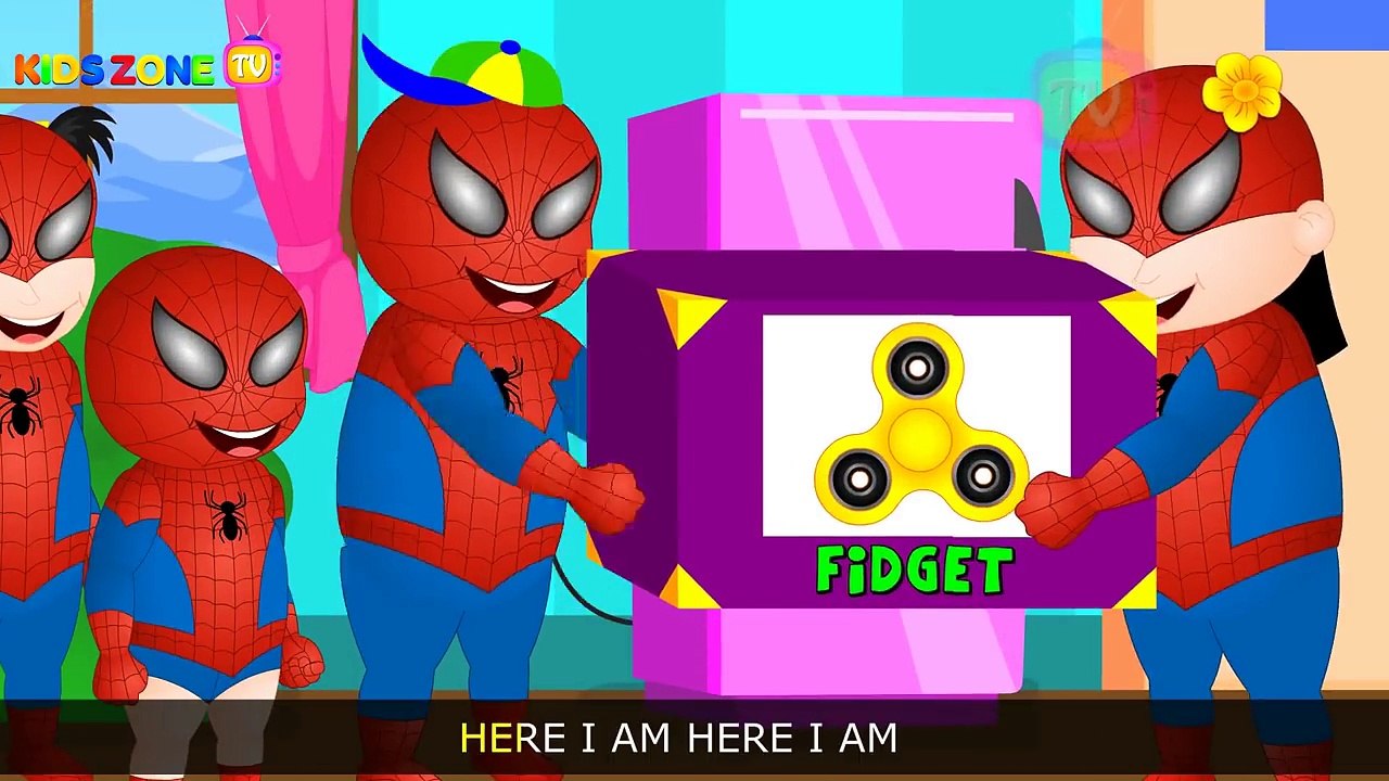 Blue Spiderman Finger Family | Spiderman Finger Family (Spiderman) Nursery Rhyme