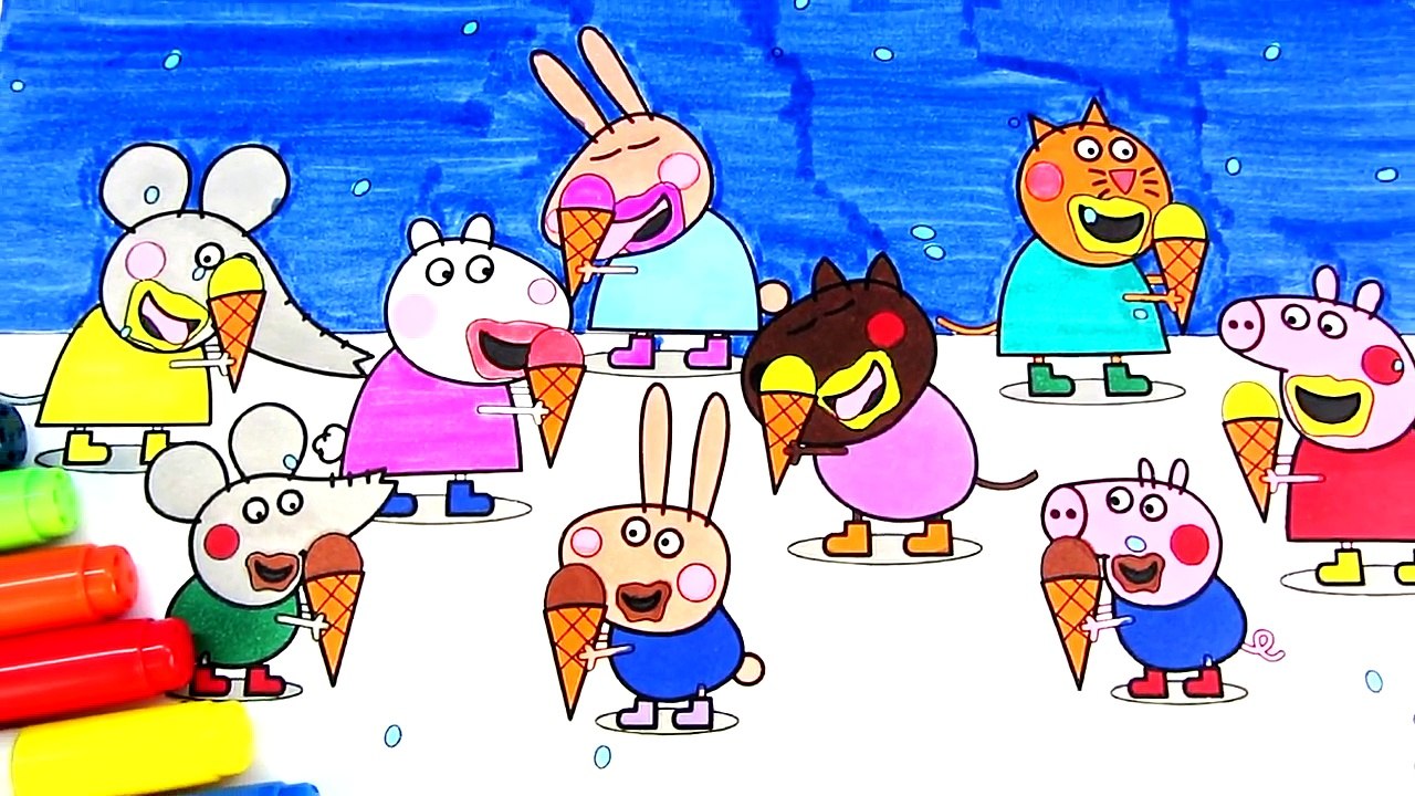 Arici Si Carne De Porc Peppa De Colorat Pentru Copı Cu Copii George Copii De Arta Distriv Culo