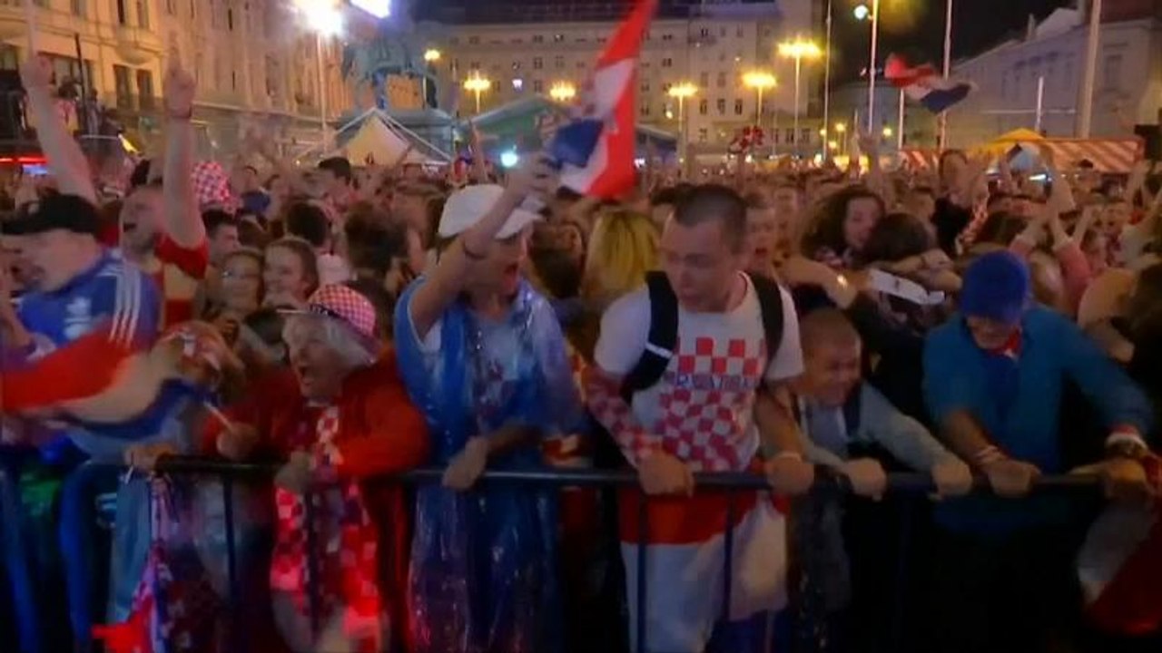 NO COMMENT: Zagreb ao rubro com os croatas na final