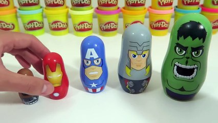 Marvel Avengers Stacking Cups Nesting Surprise Toys!