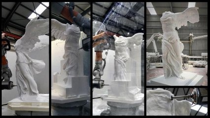 Πιστό αντίγραφο της «Φτερωτής Νίκης» στη Σαμοθράκη