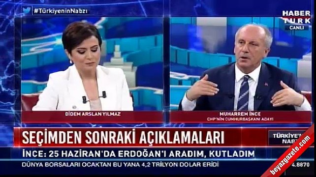 Muharrem İnce: Yeniden aday olacağım