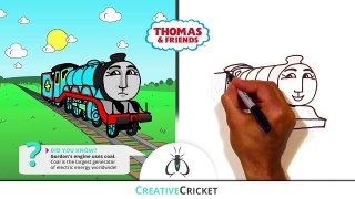How to Draw Thomas and Friends Step by Step ♦ Gordon the Big Engine ♦ Animated Toy Trains for Kids