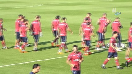 Trabzonspor Slovenya kampının ilk bölümünü tamamladı