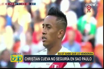 Christian Cueva en la mira de dos importantes clubes
