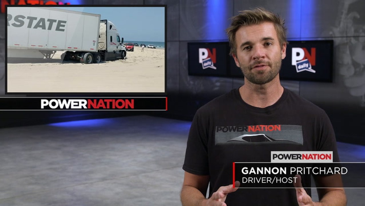 18-Wheeler Drove Literally To The End Of The Road
