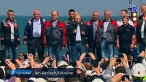 Putin eröffnet umstrittene Brücke auf der Krim
