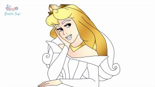 Coloring pages - coloring book - Coloring for kids - Aurora Sleeping Beauty