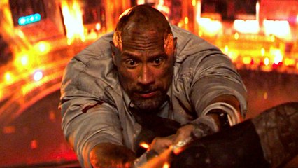 Skyscraper with Dwayne Johnson