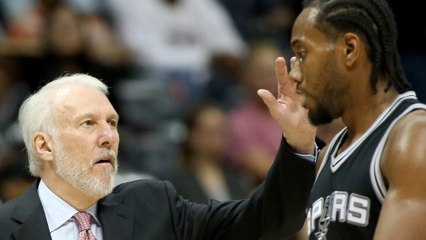 Kawhi Leonard WORKING With Coach Popp Again!