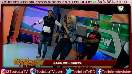 karolina herrera  pone a vibrar el show del medio dia-Color vision-Video