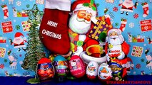 ★Merry Christmas★ Kinder Santa Kinder Surprise Moshi Monsters Hello Kitty Cars Surprise Eggs