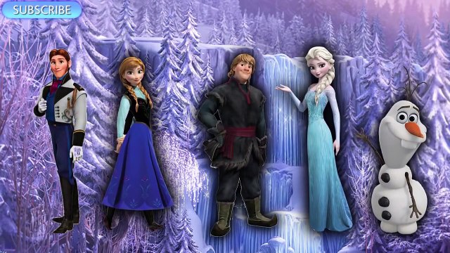 DADDY FINGER SONG FROZEN - ELSA ANNA PRINCE HANS OLAF KRISTOFF