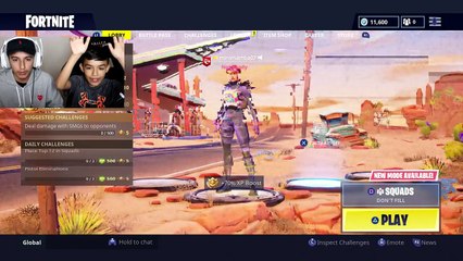 Surprising Little Brother With Fortnite Season 5 *Max* Battle Pass! He Freaked Out!