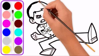 Little Singham Animation Cartoon - How To Draw Little Singham Part- 5 | #Draw-Time